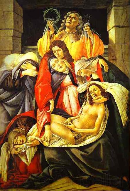 Sandro Botticelli Lamentation over Dead Christ Norge oil painting art